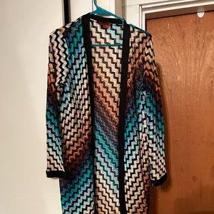 Missoni Long Open Front Sweater
